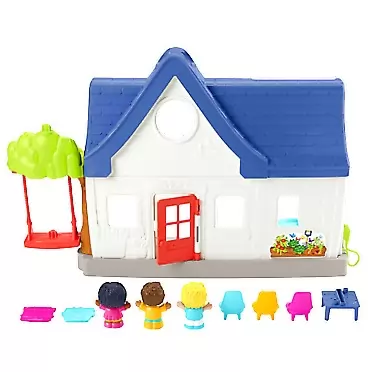 Fisher-Price Little People Friends Together Play House, electronic playset with Smart Stages learning content for toddlers and preschool kids