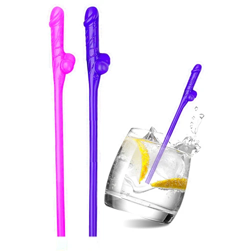 SAGNA 20pcs Bachelorette Party Drinking Straws, Hen Naughty Party Straw Bridal Shower Games, Crazy Bridal Supplies Funny Decorations, Bachelorette Pennis Straws Party Favors