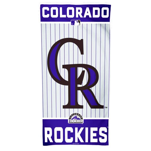 WinCraft MLB Colorado Rockies MLB Colorado Rockies Fiber Beach Towel 9lb 30