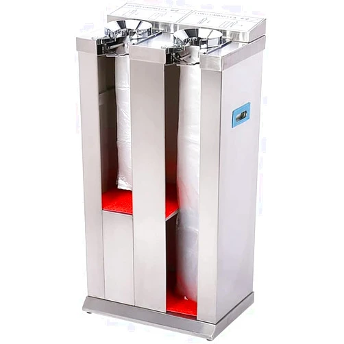 LaseVe Umbrella Stand, Commercial Umbrella Holder for Entryway - Automatic Wet Umbrella Wrapper - Double Umbrella Automatic Packing Machine/Umbrella Racks - with 600 Short and 600 Long Bags