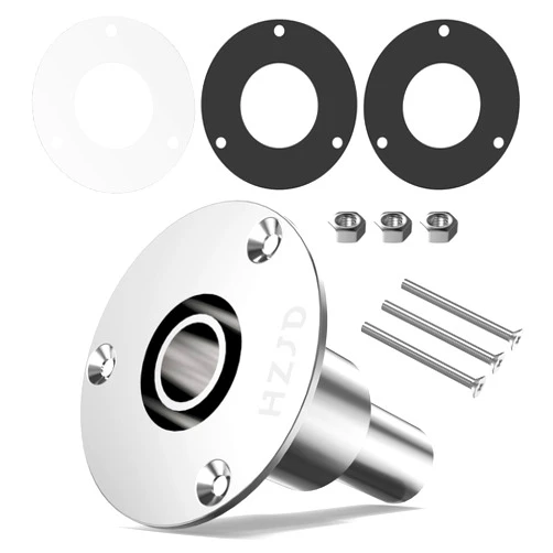 HZJD Thru Hull Exhaust Skin, 24mm Stainless Steel 316, for Diesel Parking heaters