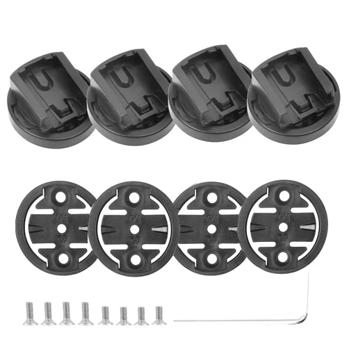 VOIEOV Bike Mount for Cateye - [4-Pack] Mount Adapter Insert Compatible with Cateye Out Front Cycling Computer Mounts, Bicycle GPS Computer Mounts Replacement Base,Cycling Combo Mount Road MTB Accessories