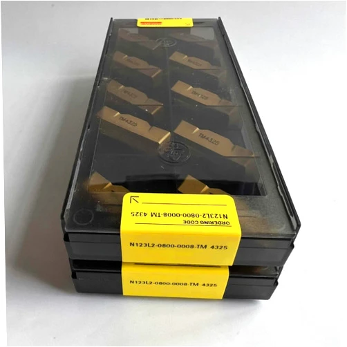 Generic N123L2-0800-0008-TM 4325 /Carbide CNC Blade 10 Pieces