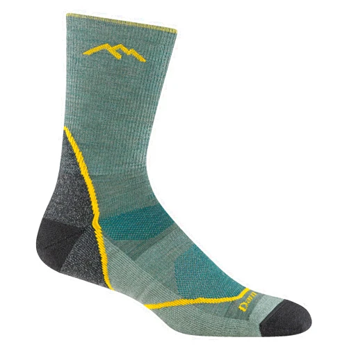 Darn Tough Vermont Darn Tough Men's (Style 1972) Light Hiker Micro Crew Lightweight with Cushion Sock