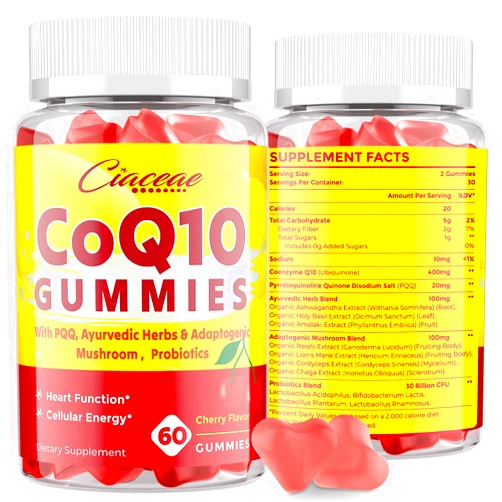 Ciaceae 5 in 1 CoQ10 400 mg & PQQ 20 mg Gummies