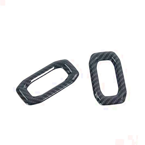 ITrims for Jeep Wrangler JL 2018-2022 Gladiator JT 2020 2021 2022 Truck Car Accessories Car Door Lock Switch Button Cover Trim Car Interior Decoration Sticker 2PCS ABS Carbon Fiber