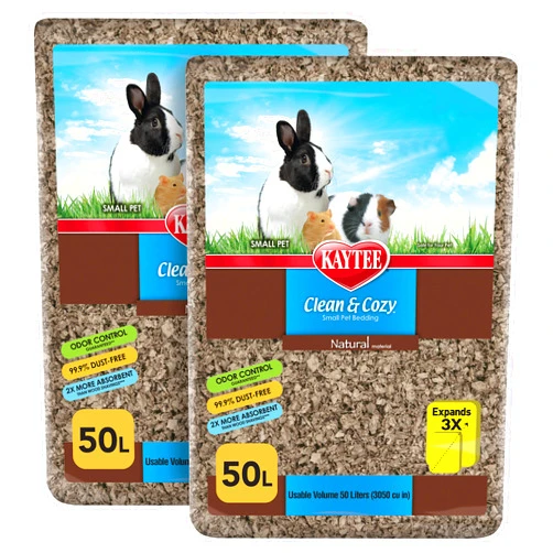 Kaytee Clean & Cozy Natural Bedding Natural 100 Liters