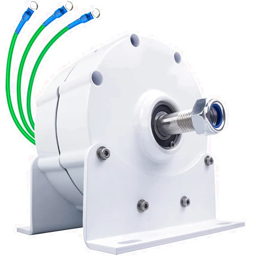 SZYARA 6000W Low RPM Generator with High Efficient Brushless Alternator for Wind Water Turbine Diesel Engine(White)