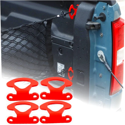 Daeiclru Tie Down Anchors Compatible with Ford Maverick 2022-2024, Tie Down Hooks Anchors Bracket, Inner-Bed Truck Tie Downs Anchors Hook Kits 4Pcs