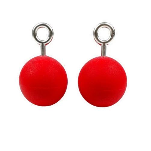 Atomik Climbing Holds Atomik Climbing 3.5 inch Hanging Ninja Balls in Red for Grip and Strength Training as Seen on American Ninja Warrior