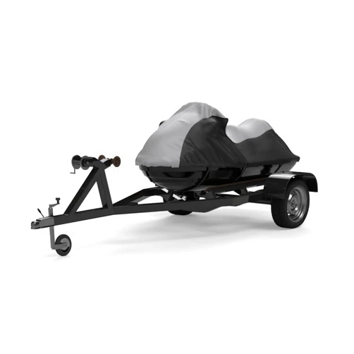Weatherproof Jet Ski Covers Weatherproof Jet Ski Cover Compatible with Yamaha EX Deluxe 2022-2023 - Gray/Black Color