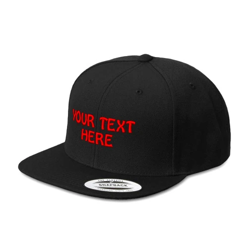 Speedy Pros Snapback Hats for Men & Women Custom Personalized Text Flat Bill Baseball Cap