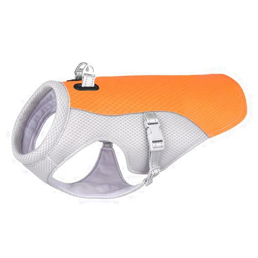 SWZEC Swamp Cooler Cooling Dog Vest Dog ice Vest,pupsdream PetCool Dog Cooling Vest (2XL,Orange)