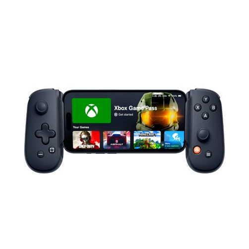 BACKBONE One Mobile Gaming Controller for iPhone (Lightning) - 2nd Gen - Turn Your iPhone into a Gaming Console - Play Xbox, PlayStation, PC, & App Games (3 Months Apple Arcade Included)