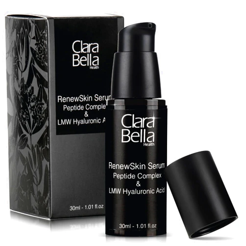 Clara Bella Health RenewSkin Serum, Peptide Complex & LMW Hyaluronic Acid, 1.01 fl oz