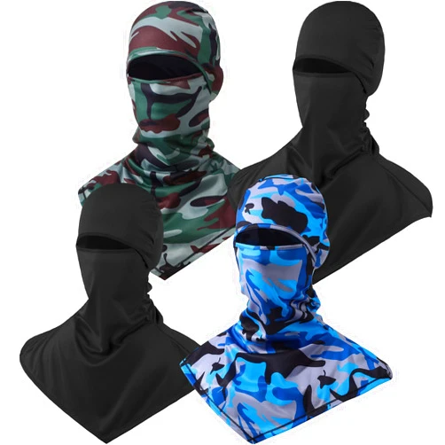 Geyoga 4 Piece Balaclava Face Covering Summer Balaclava Sun Protection Long Neck Cover for Men Women