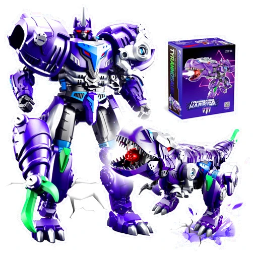 Resosese Transforming Toys Figures-Robot Toys for Boys, Action Figure for Kids Birthday Dinosaur Toys for Kids 5-14, ABS Metal Texture-Part of Alloy