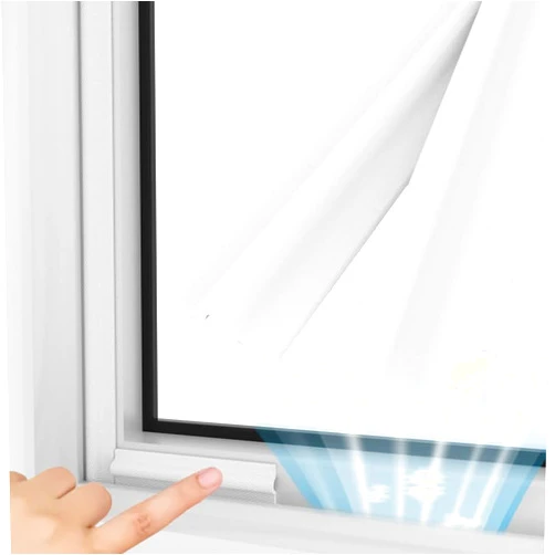 Pundin Window Weather Stripping Door Seal Strip for Bottom and Side of Door, Self-Adhesive Window Draft Stopper Foam Seal Strip,Soundproofing Window Insulation Kit for Winter Gap Blocker (23 Feet,White)
