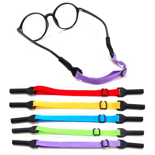 UPIONIC Adjustable Kids Glasses Strap, 5Pcs No Tail Spectacle Straps, Kid's Eyewear Holder Strap For Boy And Girl