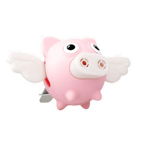 HENJUSH 2 Pcs Car Air Fresheners with Cute Flying Pig on Propeller Plane, Car decor, Creative Car air Freshener, Car Air Outlet Aromatherapy Clip for Air Conditioner Decoration, Fresh Air (Pink 2Pcs)