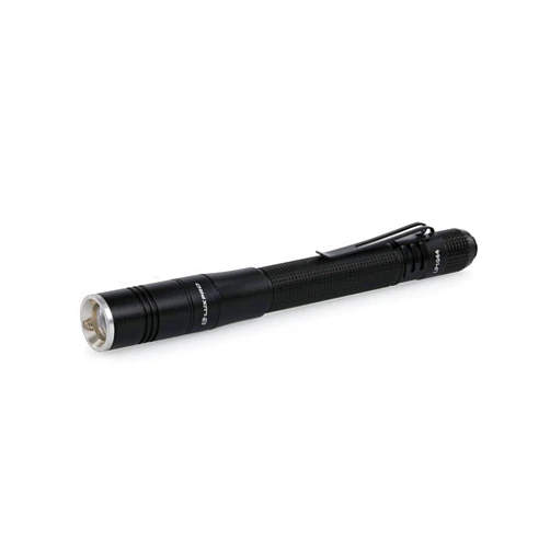 LUXPRO Dual Power Rechargeable Focusing LED Penlight Flashlight with Pocket Clip, 360 Lumen, USB Cable