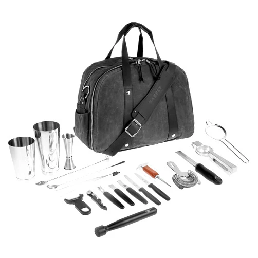Barfly M37103 Deluxe II Cocktail Set, 20-Piece, Stainless Steel
