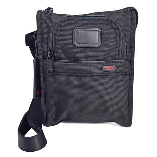 TUMI Small Pocket Bag With Adjustable Strap (Black)
