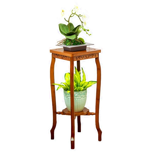 JHSLXD Flower Stand/Flower Pot Stand Creative Bamboo Flower Stand Multi-Layer Plant Stand Living Room/Balcony Floor-Standing Decorate Flower Stand Furniture,67CM
