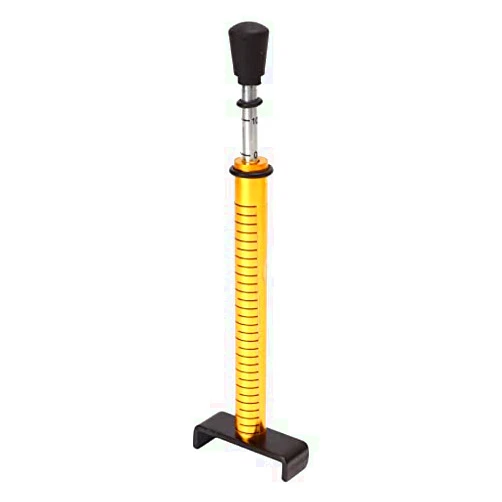 POCREATION 10 Lb Belt Tension Gauge, Metal Universal Motor Belt Replacement Universal Wheel Service Accurate Chain Tension Gauge with L Shape Pad
