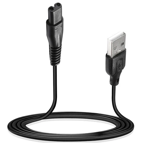FENERGY SHOP USB Charger Cord - Premium Replacement Charging Cable Compatible with Skull Shaver Pitbull Gold Pro Electric Beard & Hair Trimmer - Lightweight & Durable Connector Wire for Shaving Tools