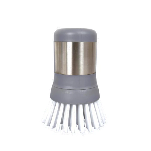 Sophisti-clean Small Kitchen Scrubber Mini Dish Brush, 1 Pack, Gray