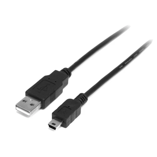 StarTech.com USB2HABM2M 1 m Mini USB 2.0 Cable, 2 m A to Mini B, M/M, USB 2.0 A to Mini Cord, Black