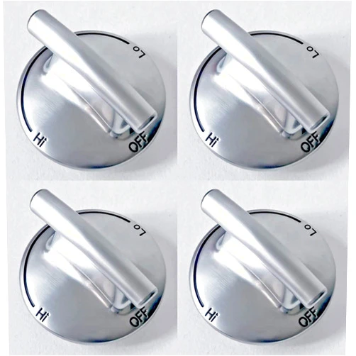 PODOL STAR Surface Burner Knob, 4 Pack, for Maytag Jenn Air AP5668987 PS2375871 7733P410-60