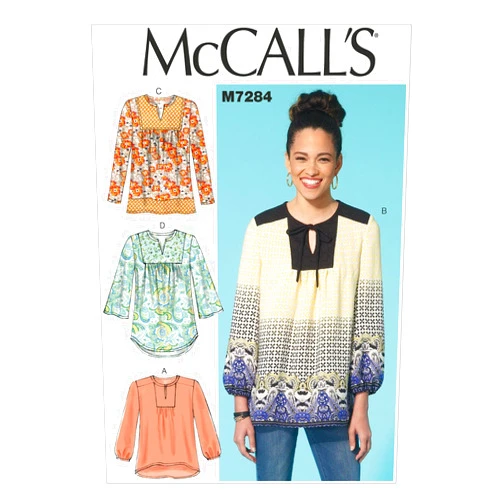 McCall's Patterns M7284 Misses' Tops, ZZ (Large-X-Large-XX-Large)