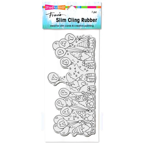 Stampendous Cling Rubber Stamp Bday, Slim Gnome Birthday