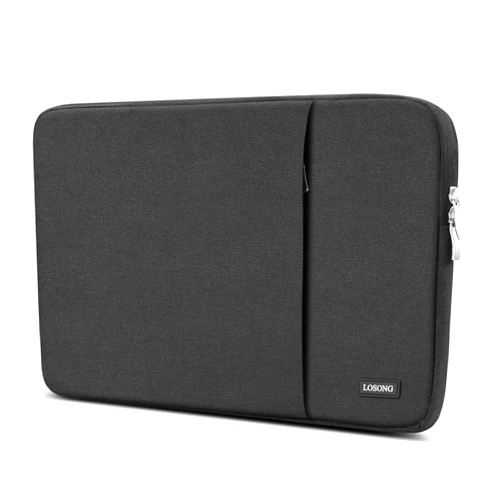 Losong Portable Monitor Case 15.6 Inch, Protective Carrying Sleeve for Most 16.1/15.6 in Portable Monitors, Water Resistant Portable Laptop Display Bag with Accessory Pocket, Size-15.3