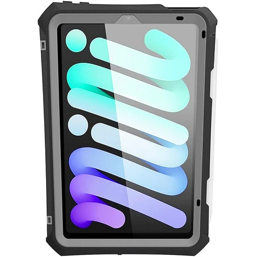 ZERODAMAGE SAHARA CASE Sahara - Water-Resistant Case for iPad Mini (A17 Pro) and iPad Mini (6th Generation 2021), Black, (TB00062)