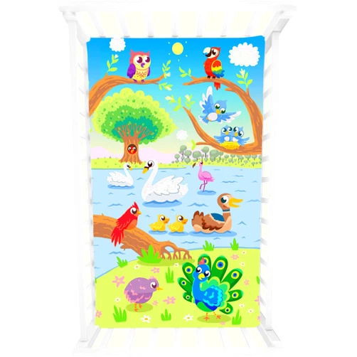AITAZZ Fitted Crib Sheets Baby Toddler Mattress Sheets for Boys and Girls Unisex 4 Pack Set (Color : Colorful)