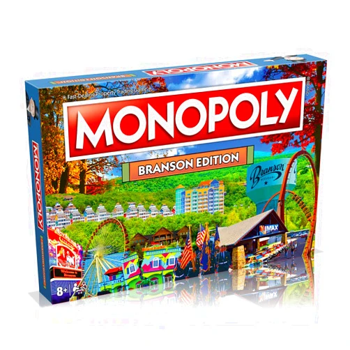 Top Trumps Monopoly Board Game Branson Edition: 2-6 Players Family Board Games for Kids and Adults, Board Games for Kids 8 and up, for Kids and Adults, Ideal for Game Night