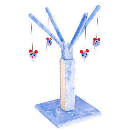 Penn-Plax Cat Scratching Post Play Tree with Mouse Toys | Stands 14