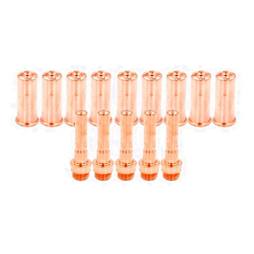 For Eastwood Plasma Cutter PR0064 PD0063-11 Extended Electrode Tip Kit for Eastwood Versa-Cut 60amp Plasma Cutter PLTrafimet CB70 Torch 15pcs
