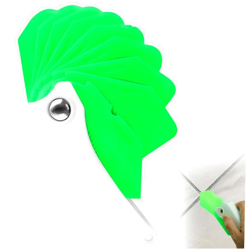 HINGTAI 9 in 1 Silicone Caulking Tool, Multi-functional Caulking Finger Tool Portable Joint Caulking Tool Corners Scrapers Caulk Remover Tool, Caulk Tool Remover for Home Wall Floor Window Kitchen Bathroom