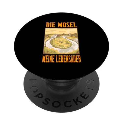 Flüsse zum Wandern Baden Rudern Kajak Kanu fahren My lifeline River Moselle Bremm Zell Cochem Trier Koblenz PopSockets Standard PopGrip