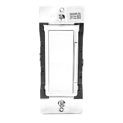 Leviton Decora Smart Dimmer Switch Companion for Multi-Location Dimming (Not for Stand-Alone use), 120/277VAC, 60Hz, DD00R-DLZ, White, Ivory, Light Almond
