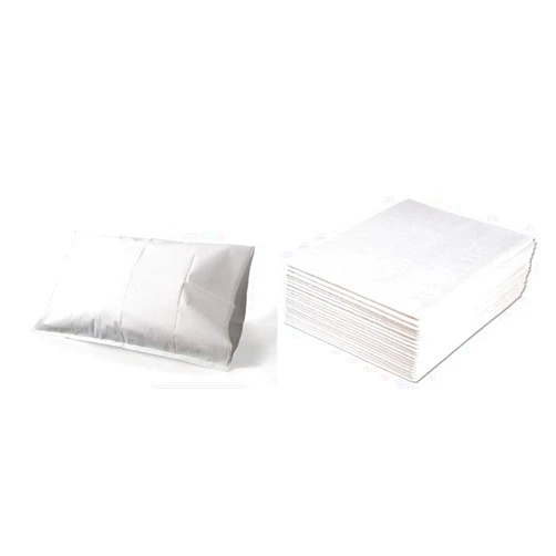 TIDI Single-Use Pillow Cases (Pack of 100) and Avalon Papers Medical Patient Drape Sheets (Pack of 100)