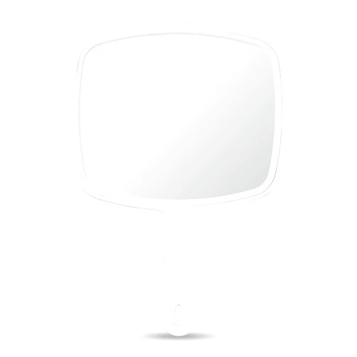 OMIRO Hand Mirror, Handheld Mirror with Handle, American White