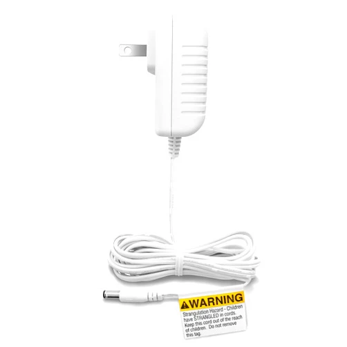 Derson Swing Adapter, Power Cord 5V DC for Baby Swing, Power Adapter Cord 5.9FT, Baby Swing Charger, White