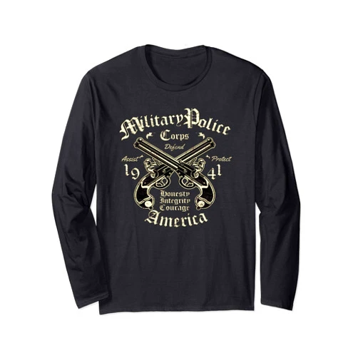 DBA.Dezines - Military Pride Military Police long sleeve shirt