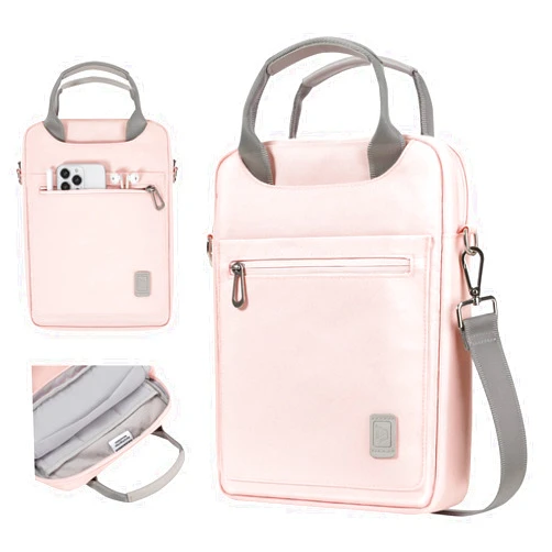 Dadanism 9-11 Inch Tablet Sleeve Carrying Bag for iPad Pro 11 2022-2018, iPad Air 5th/4th 10.9, iPad 10.2 9th/8th/7th, iPad 10th Gen 10.9, Galaxy Tab A8/S8/S6 Lite, with Shoulder Strap & Pockets, Pink