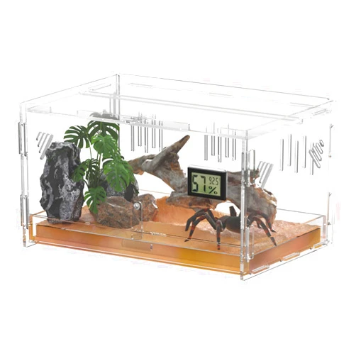 Ghims Reptile Terrariums, with Temperature Hygrometer, 11.8